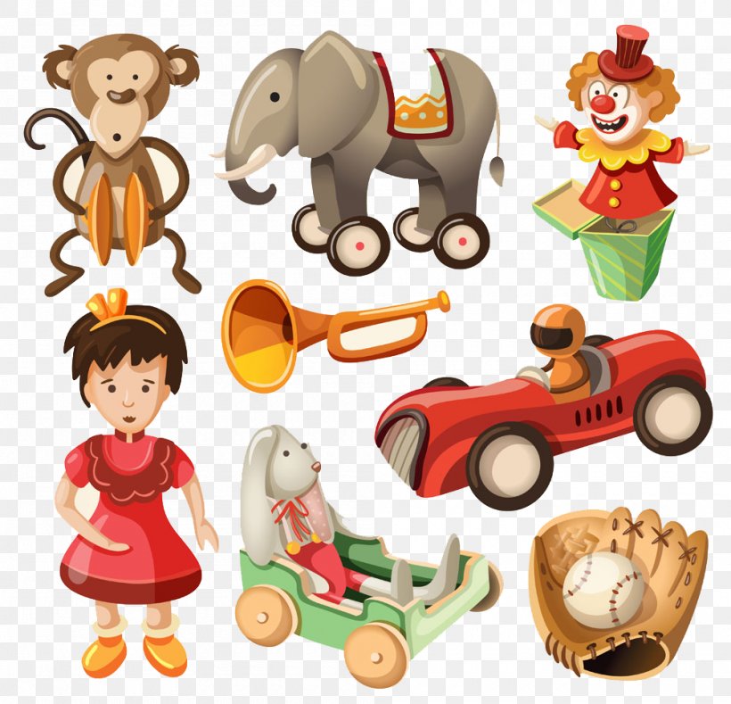 Cartoon Animals And Children, PNG, 1000x963px, Toy, Animal Figure, Child, Clip Art, Drawing Download Free