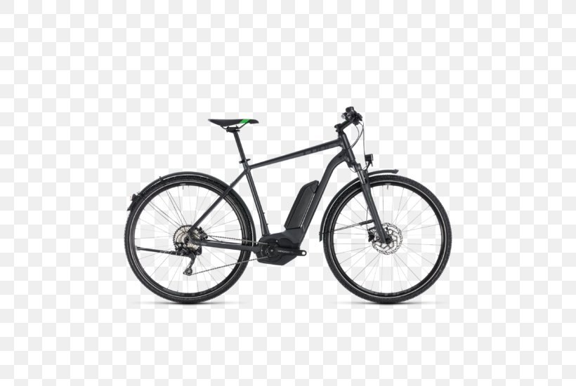 Electric Bicycle Cube Bikes Hybrid Bicycle CUBE Cross Hybrid ONE 500, PNG, 550x550px, Electric Bicycle, Bicycle, Bicycle Accessory, Bicycle Drivetrain Part, Bicycle Forks Download Free