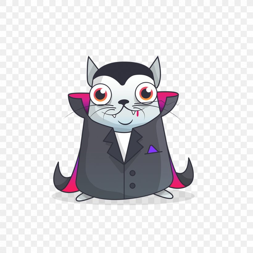 Dracula CryptoKitties Kitten Blockchain Manx Cat, PNG, 1200x1200px, Dracula, Blockchain, Bram Stoker, Cat, Cat Like Mammal Download Free