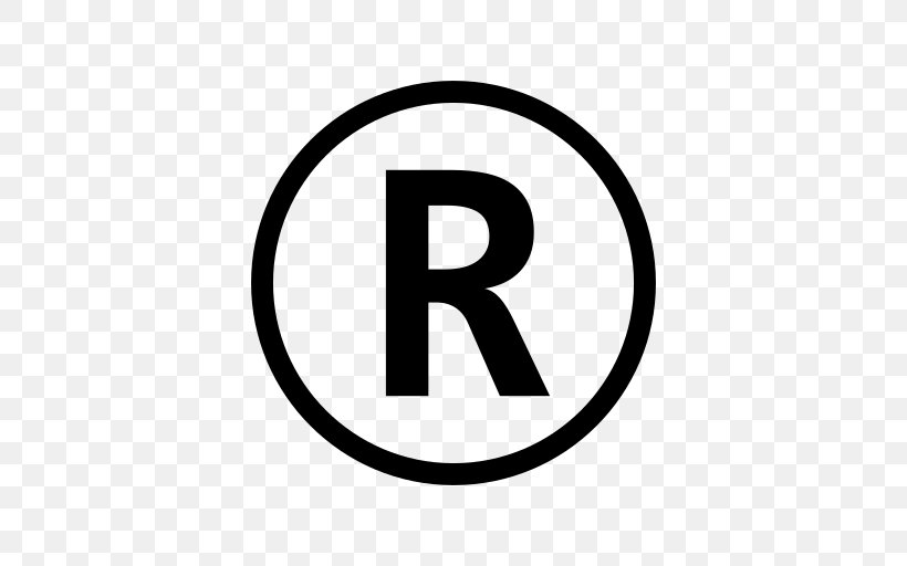 Registered Trademark Symbol Copyright, PNG, 512x512px, Registered Trademark Symbol, Area, Black And White, Brand, Copyright Download Free
