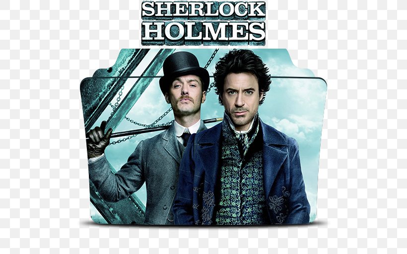 Robert Downey Jr. Guy Ritchie Sherlock Holmes Doctor Watson, PNG, 512x512px, Robert Downey Jr, Actor, Album Cover, Benedict Cumberbatch, Brand Download Free