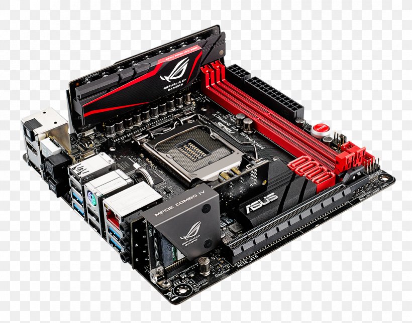 ROG Gaming Motherboard MAXIMUS VII IMPACT Z170 Premium Motherboard Z170-DELUXE Laptop ASUS, PNG, 1080x849px, Z170 Premium Motherboard Z170deluxe, Asus, Asus Rog Maximus Viii Formula, Central Processing Unit, Computer Component Download Free
