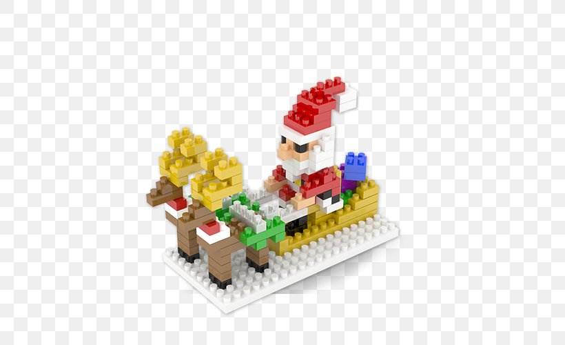Santa Claus Funny Block Toy Block LEGO, PNG, 500x500px, Santa Claus, Alibaba Group, Child, Christmas, Educational Toy Download Free