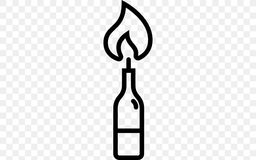 Molotov Cocktail Bottle, PNG, 512x512px, Molotov Cocktail, Black And White, Bomb, Bottle, Drinkware Download Free