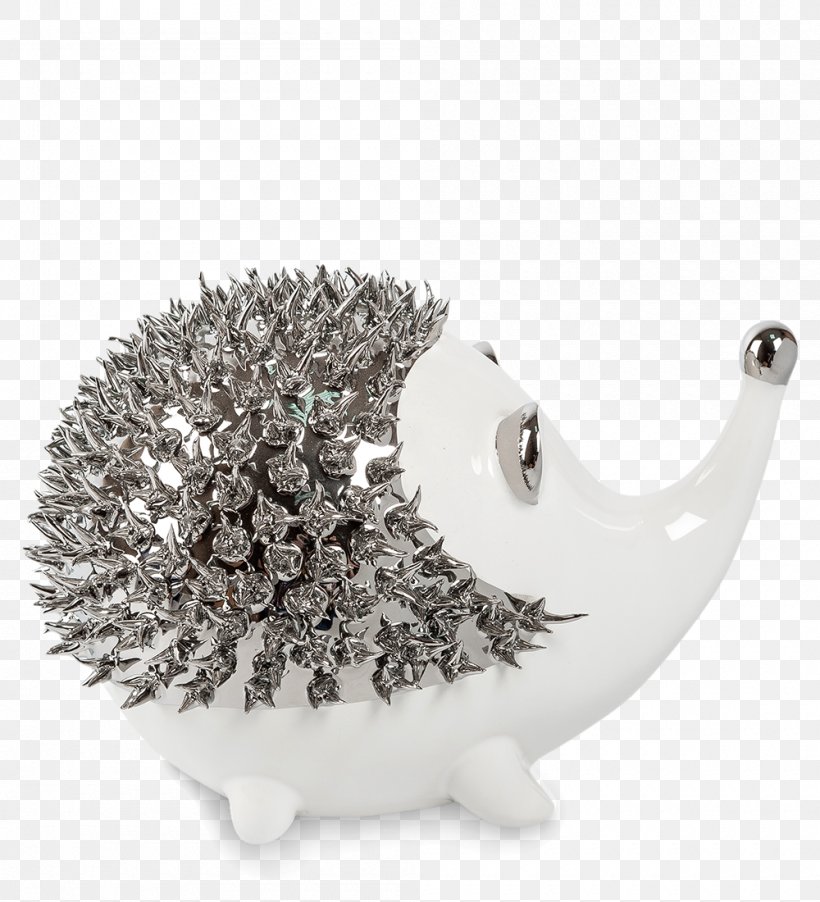 Hedgehog Flowerpot Tableware, PNG, 1000x1100px, Hedgehog, Erinaceidae, Figurine, Flowerpot, Silver Download Free