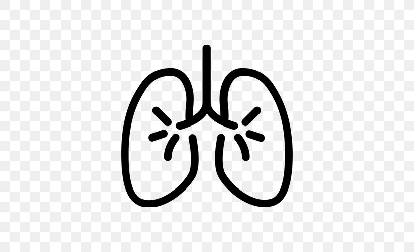 Humanitas Medical Care Lung Breathing Chronic Obstructive Pulmonary Disease, PNG, 500x500px, Humanitas Medical Care, Black And White, Breathing, Bronchus, Disease Download Free