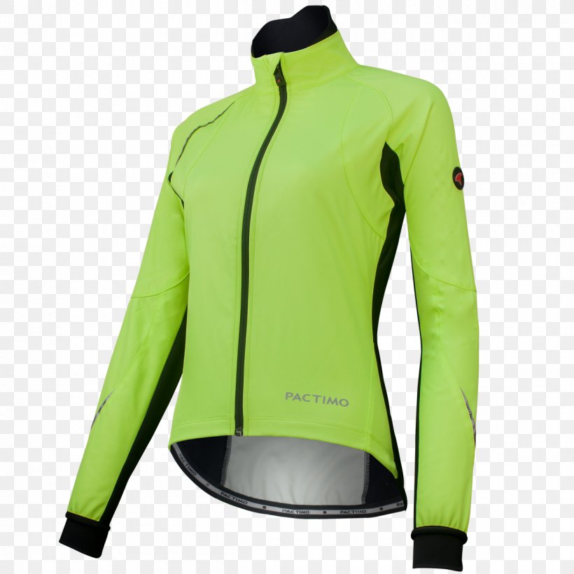 Jacket Outerwear Tracksuit Raincoat Sportswear, PNG, 1200x1200px, Jacket, Bicycle Shorts Briefs, Cycling, Gilets, Green Download Free