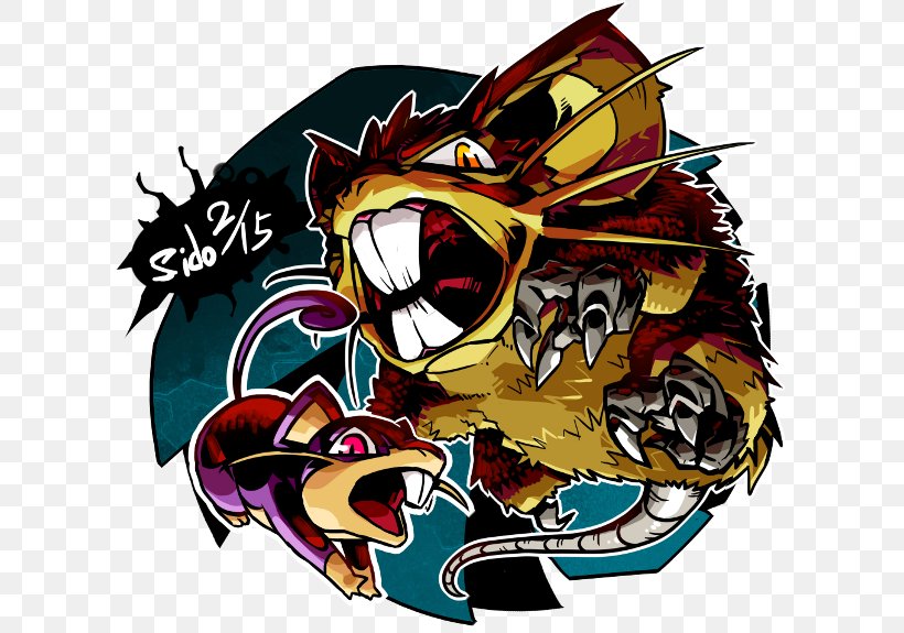 Raticate Rattata Pokémon Pokédex, PNG, 614x575px, Watercolor, Cartoon, Flower, Frame, Heart Download Free
