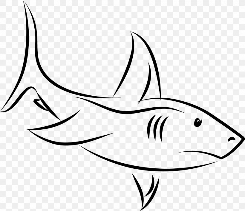 Shark Black And White Drawing Clip Art, PNG, 1803x1557px, Shark, Area, Black, Black And White, Drawing Download Free