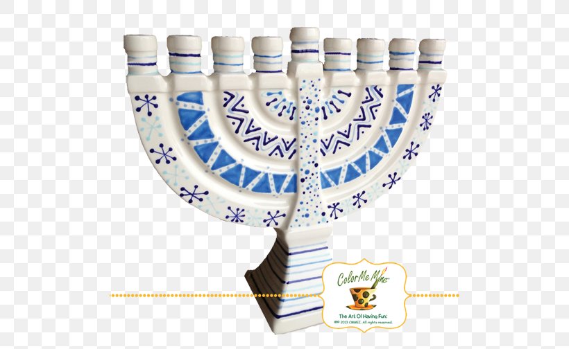 Product Cobalt Blue Menorah, PNG, 504x504px, Cobalt Blue, Blue, Candle Holder, Cobalt, Color Me Mine Enterprises Inc Download Free