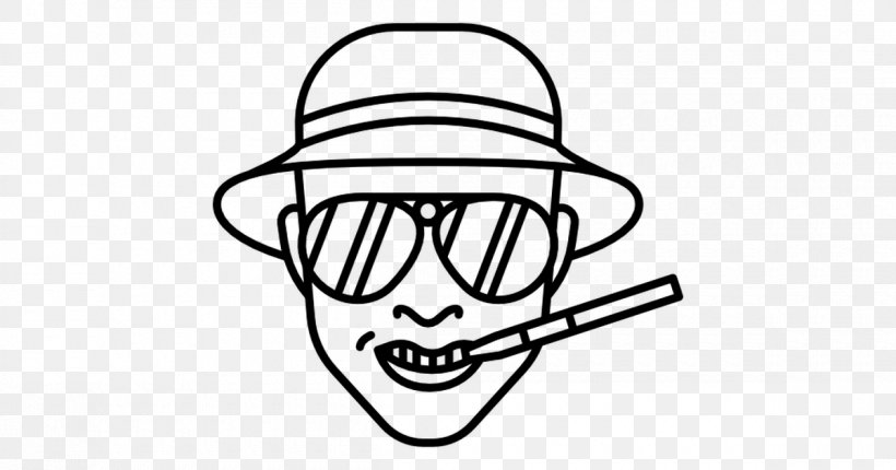 Raoul Duke Headgear Fear And Loathing In Las Vegas Tobacco Pipe Hat, PNG, 1200x630px, Raoul Duke, Area, Black And White, Cigar, Clothing Accessories Download Free