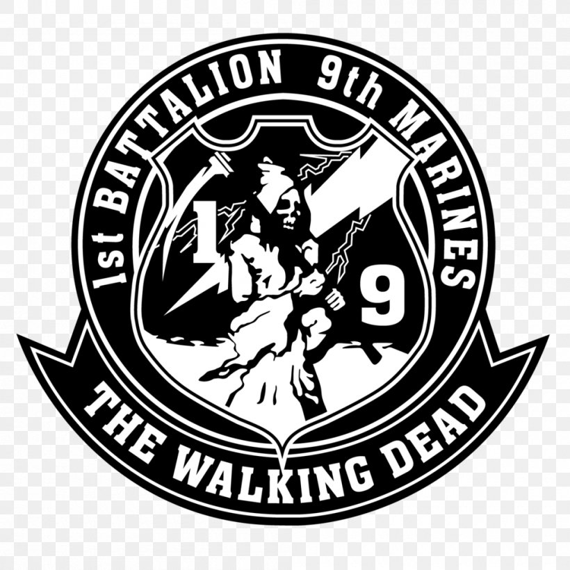 1st Battalion, 9th Marines Organization Logo Insurance, PNG, 1000x1000px, Battalion, Badge, Black And White, Bond, Brand Download Free