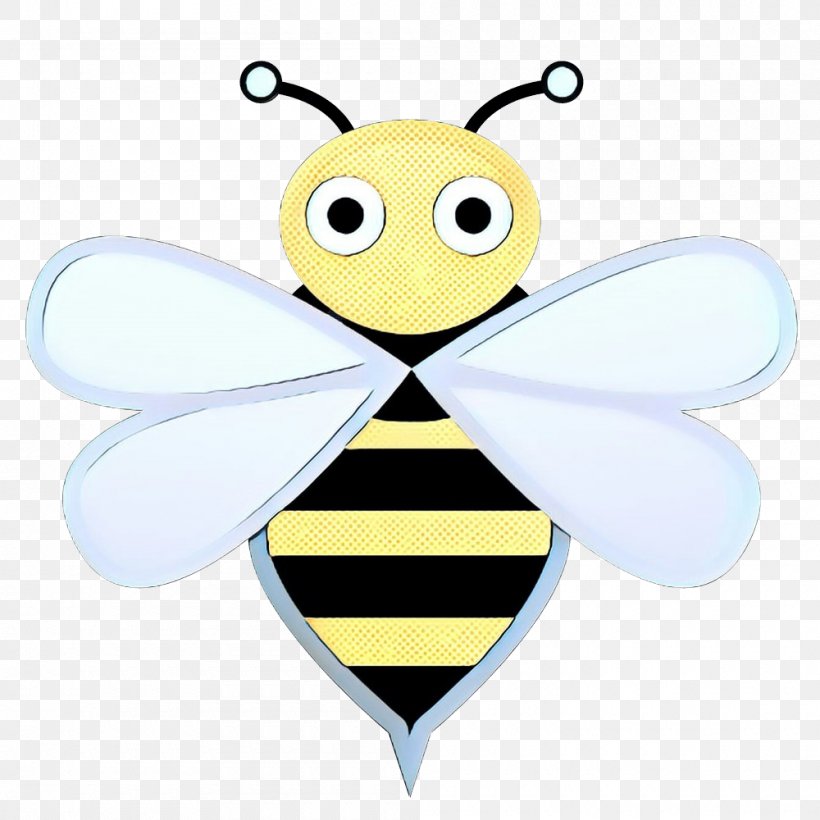 Bee Emoji, PNG, 1000x1000px, Pop Art, Bee, Bumblebee, Cartoon, Dancing Emoji Download Free
