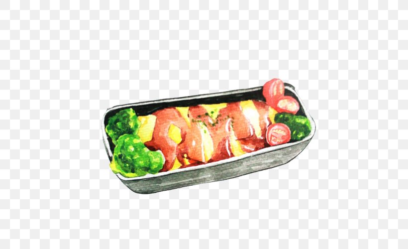 Bento Tomato Juice Hot Dog Take-out, PNG, 500x500px, Bento, Asian Food, Bread, Cauliflower, Clam Chowder Download Free