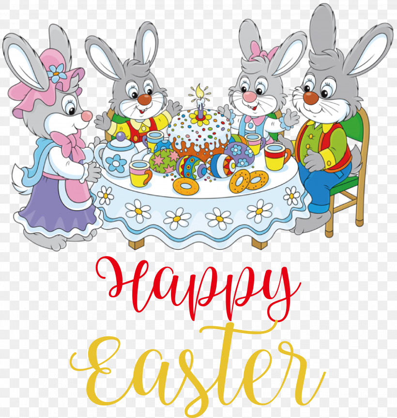 Happy Easter Day Easter Day Blessing Easter Bunny, PNG, 2882x3033px, Happy Easter Day, Cute Easter, Easter Bunny, Easter Food, Family Download Free