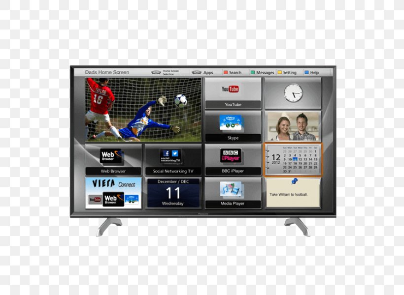 Panasonic Smart TV 4K Resolution LED-backlit LCD Television, PNG, 600x600px, 4k Resolution, Panasonic, Computer Monitor, Digital Television, Display Advertising Download Free
