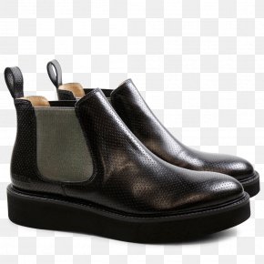 Boot - Slip-on Shoe Leather Boot Walking PNG