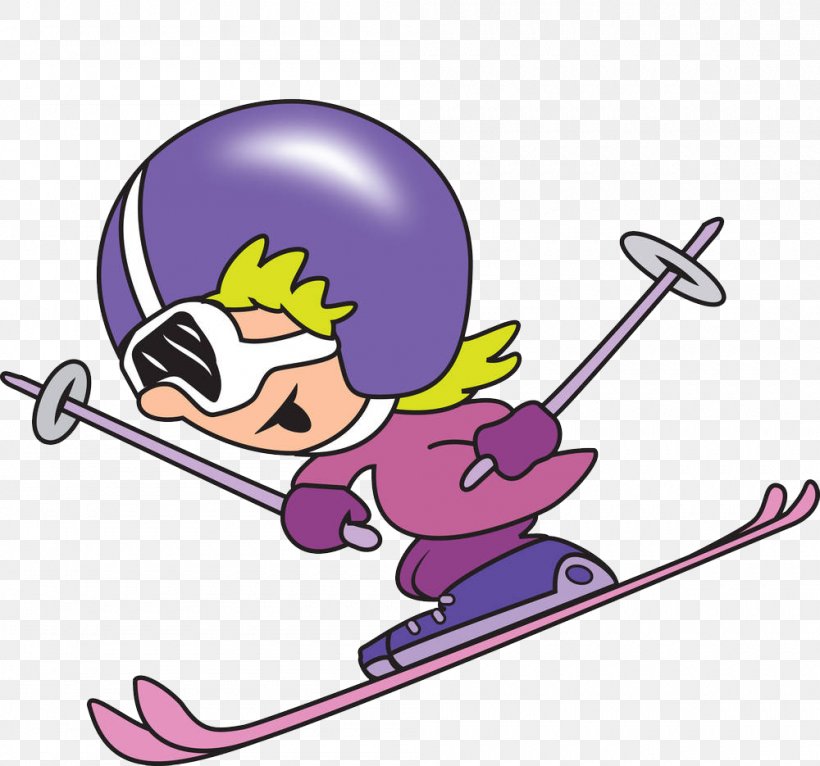 Alpine Skiing Cartoon Clip Art, PNG, 1000x935px, Skiing, Alpine Skiing, Area, Art, Baseball Equipment Download Free