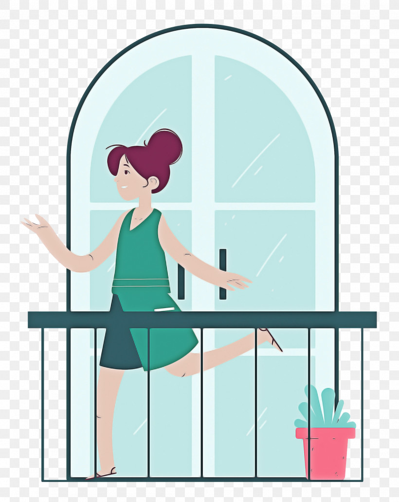 Balcony Home Rest, PNG, 1989x2500px, Balcony, Behavior, Cartoon, Communication, Furniture Download Free