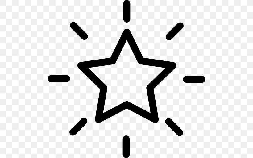 Star Polygons In Art And Culture, PNG, 512x512px, Star Polygons In Art And Culture, Area, Black And White, Fivepointed Star, Font Awesome Download Free