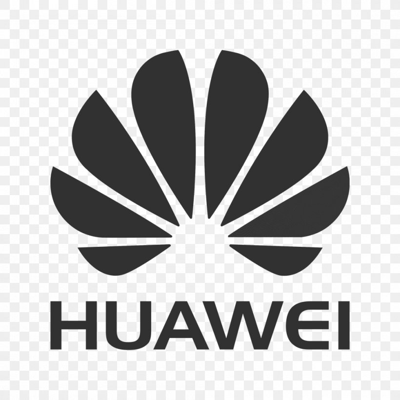Logo Huawei Mobile Phones Product Symbol Png 1000x1000px Logo Black And White Brand Computer Network Huawei