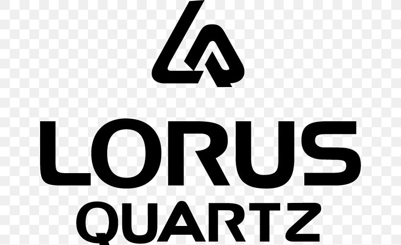 Quartz Clock Lorus Watch Logo, PNG, 656x501px, Quartz Clock, Area, Black And White, Brand, Logo Download Free