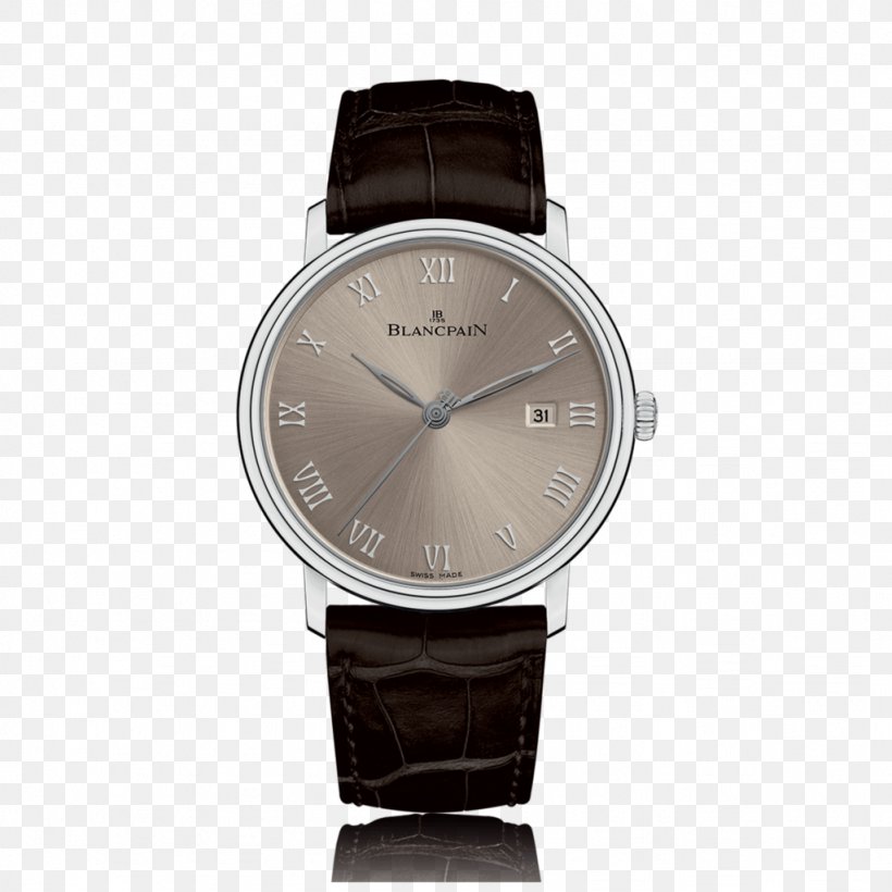 Villeret Watch Blancpain Silver Colored Gold, PNG, 1024x1024px, Villeret, Blancpain, Brand, Brown, Clock Download Free