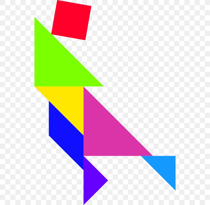 Tangram Line Art Clip Art, PNG, 552x800px, Tangram, Area, Brand, Cartoon, Color Download Free