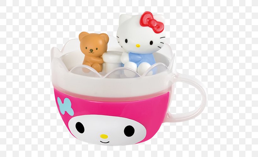Happy Meal Hello Kitty Teapot McDonald's, PNG, 500x500px, Happy Meal, Baby Toys, Cup, Hello Kitty, Material Download Free