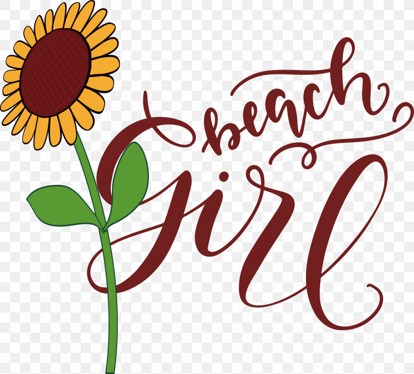 Beach Girl Summer, PNG, 3000x2715px, Beach Girl, Cut Flowers, Floral Design, Flower, Happiness Download Free