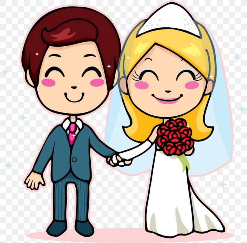 Marriage Echtpaar Drawing Clip Art, PNG, 1000x985px, Watercolor, Cartoon, Flower, Frame, Heart Download Free