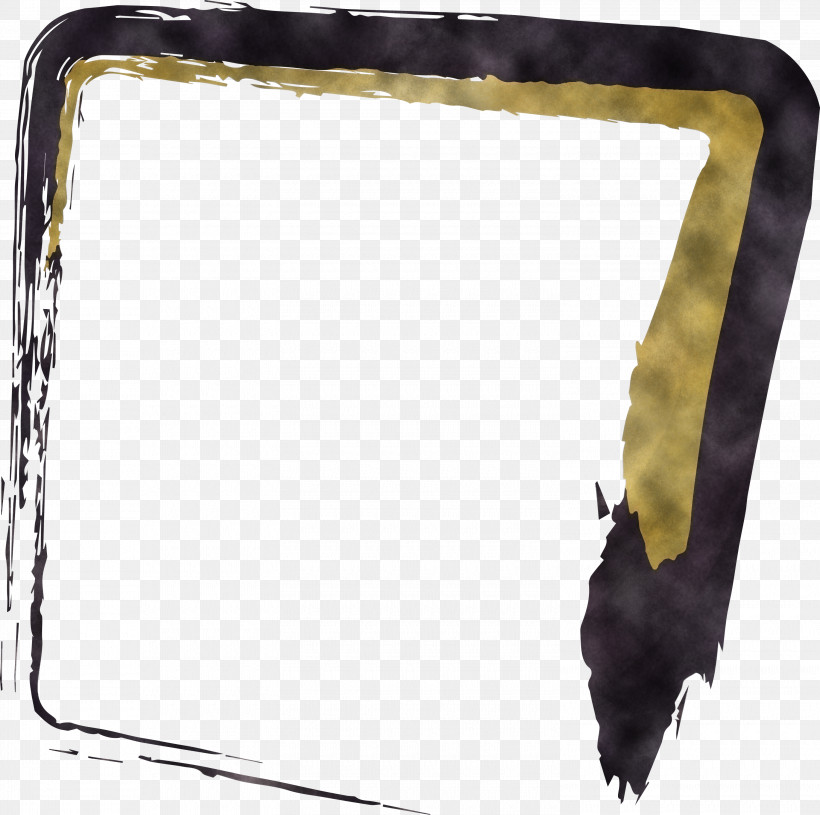 Rectangle, PNG, 3000x2983px, Brush Frame, Frame, Rectangle, Watercolor Frame Download Free