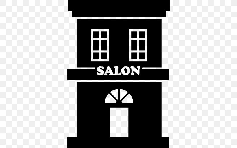 Beauty Parlour Building, PNG, 512x512px, Beauty Parlour, Area, Black, Black And White, Brand Download Free