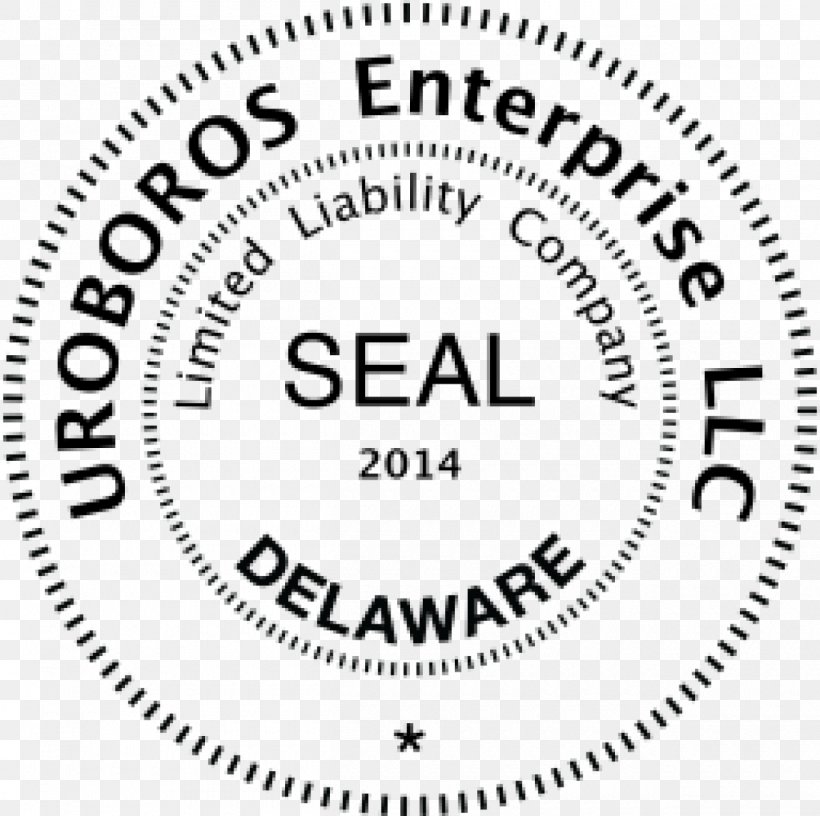 Company Seal Delaware Corporation Limited Liability Company, PNG, 1260x1255px, Company Seal, Area, Black And White, Brand, C Corporation Download Free