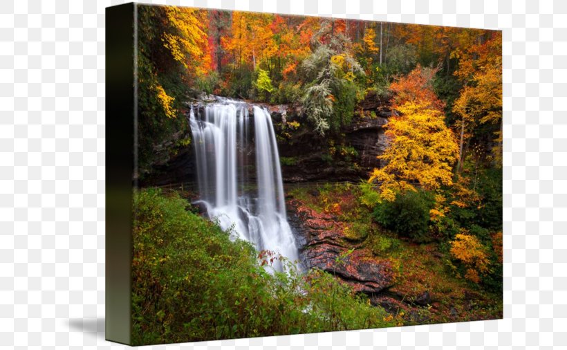 Dry Falls Highlands Cullasaja Falls Cullasaja River Waterfall, PNG, 650x506px, Dry Falls, Art, Autumn, Blue Ridge Mountains, Body Of Water Download Free