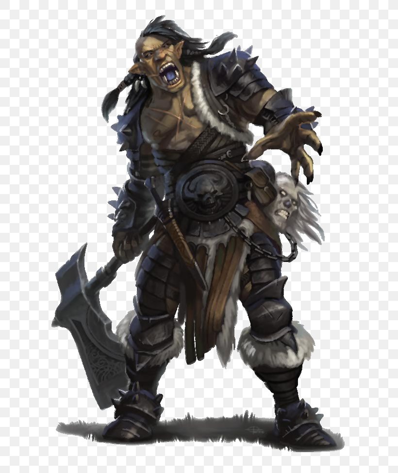 Dungeons & Dragons Pathfinder Roleplaying Game D20 System Half-orc, PNG, 662x975px, Dungeons Dragons, Action Figure, Armour, Barbarian, Bard Download Free