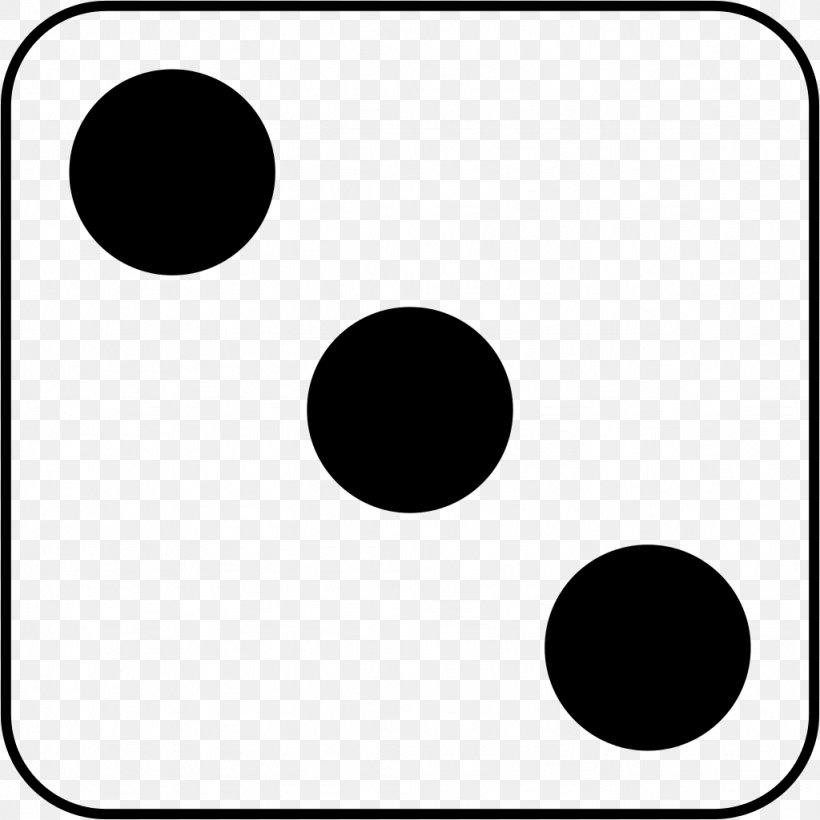 Fuzzy Dice Game Clip Art, PNG, 1024x1024px, Dice, Area, Black, Black And White, Bunco Download Free