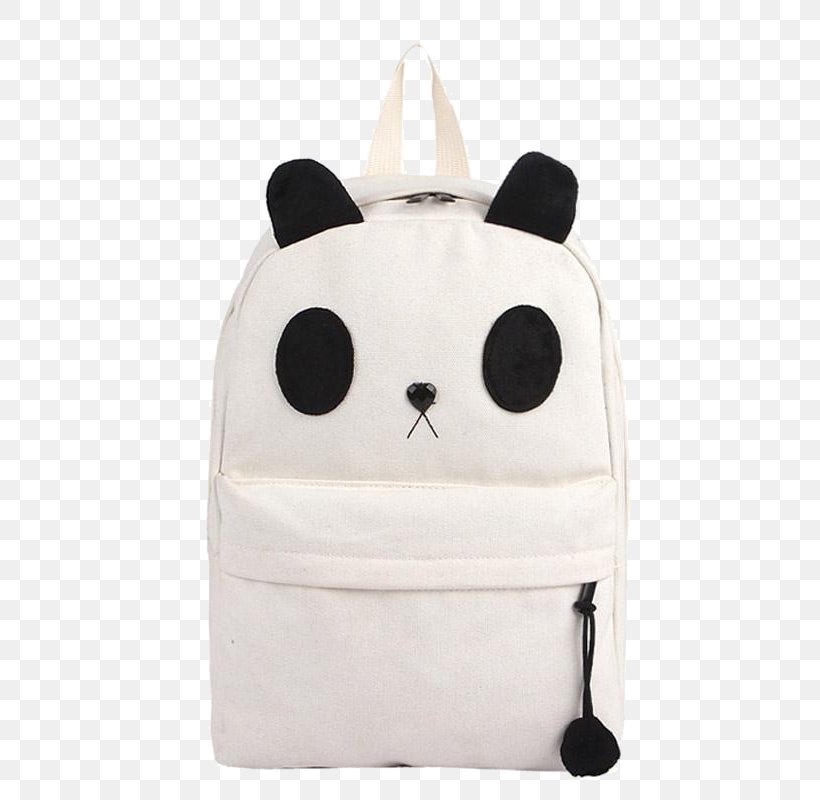 Giant Panda Student Handbag Backpack, PNG, 800x800px, Giant Panda, Backpack, Bag, Canvas, Child Download Free