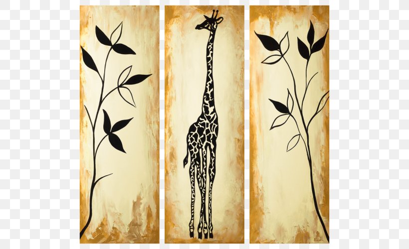 Giraffe Modern Art Painting Picture Frames, PNG, 650x500px, Giraffe, Art, Giraffidae, Mammal, Modern Architecture Download Free