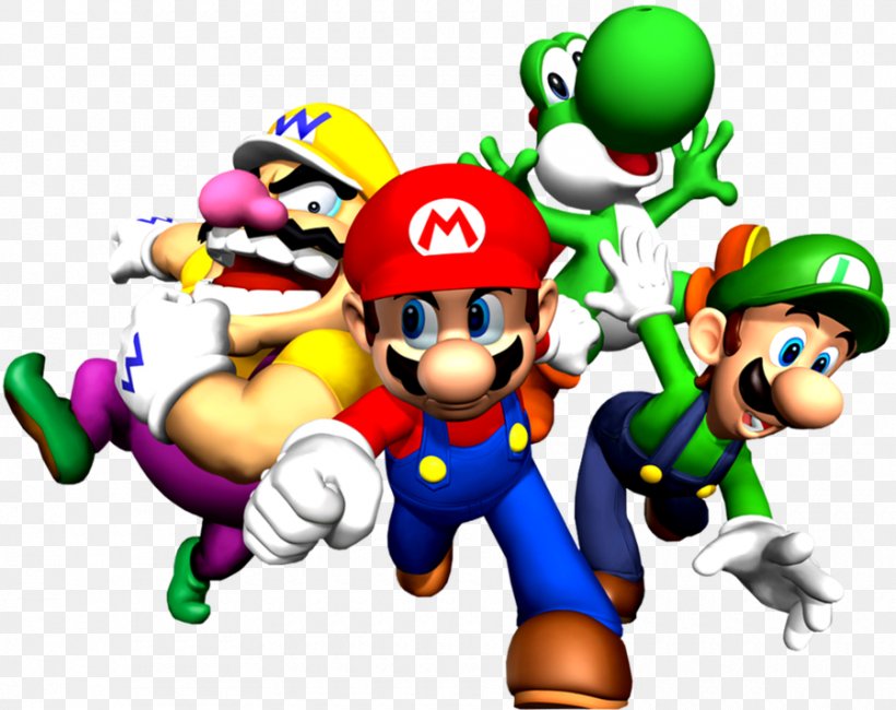 Mario Bros. Mario & Yoshi Luigi New Super Mario Bros, PNG, 900x714px, Mario Bros, Art, Cartoon, Fictional Character, Games Download Free