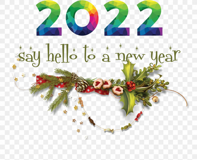 2022 Happy New Year 2022 New Year 2022, PNG, 3000x2432px, Christmas Day, Bauble, Christmas And Holiday Season, Christmas Decoration, Christmas Ornament M Download Free