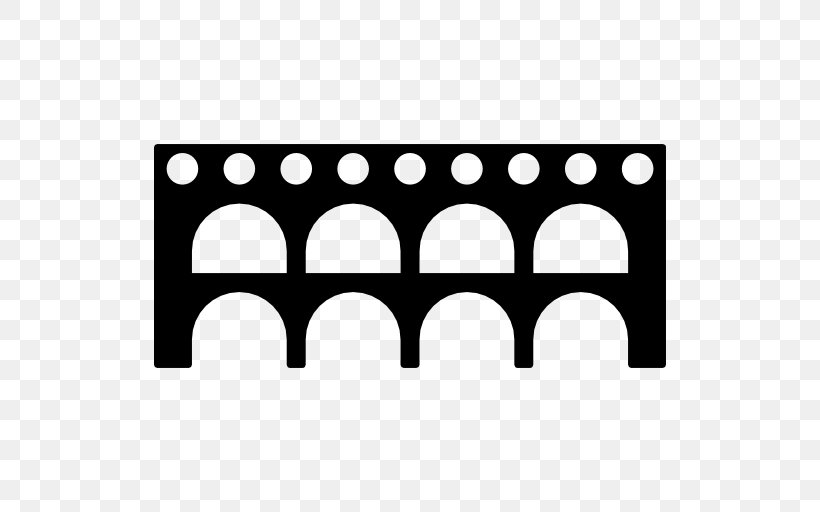 Aqueduct Of Segovia Pont Du Gard Atomium, PNG, 512x512px, Aqueduct Of Segovia, Aqueduct, Area, Atomium, Black Download Free