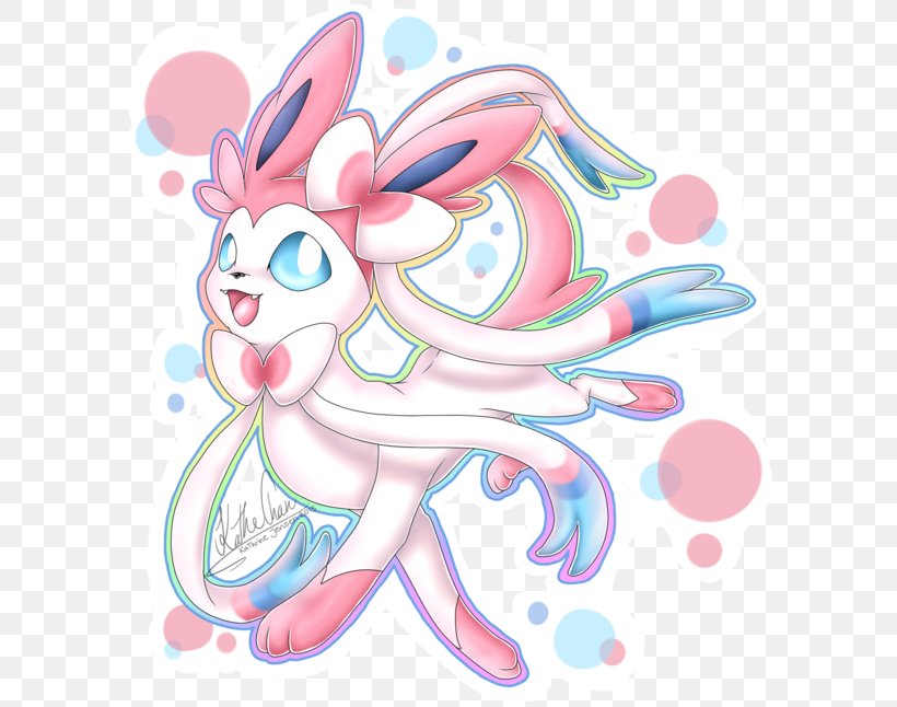 Pokémon X And Y Eevee Sylveon Pokémon Types, PNG, 600x646px, Watercolor, Cartoon, Flower, Frame, Heart Download Free