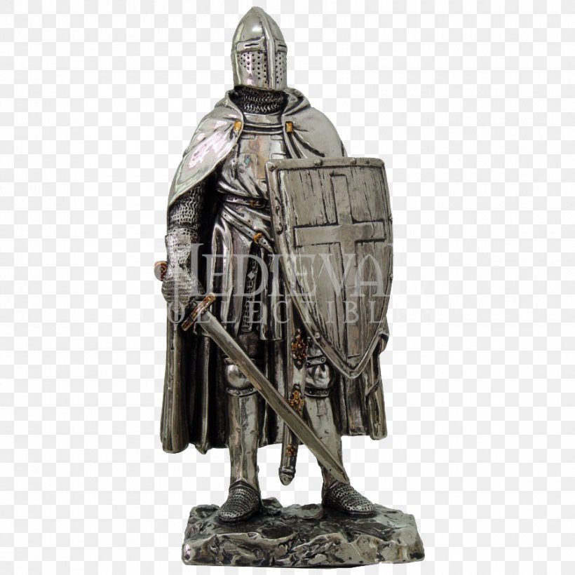 Knight Crusader Crusades Middle Ages Statue, PNG, 900x900px, Knight Crusader, Armour, Chivalry, Classical Sculpture, Condottiere Download Free