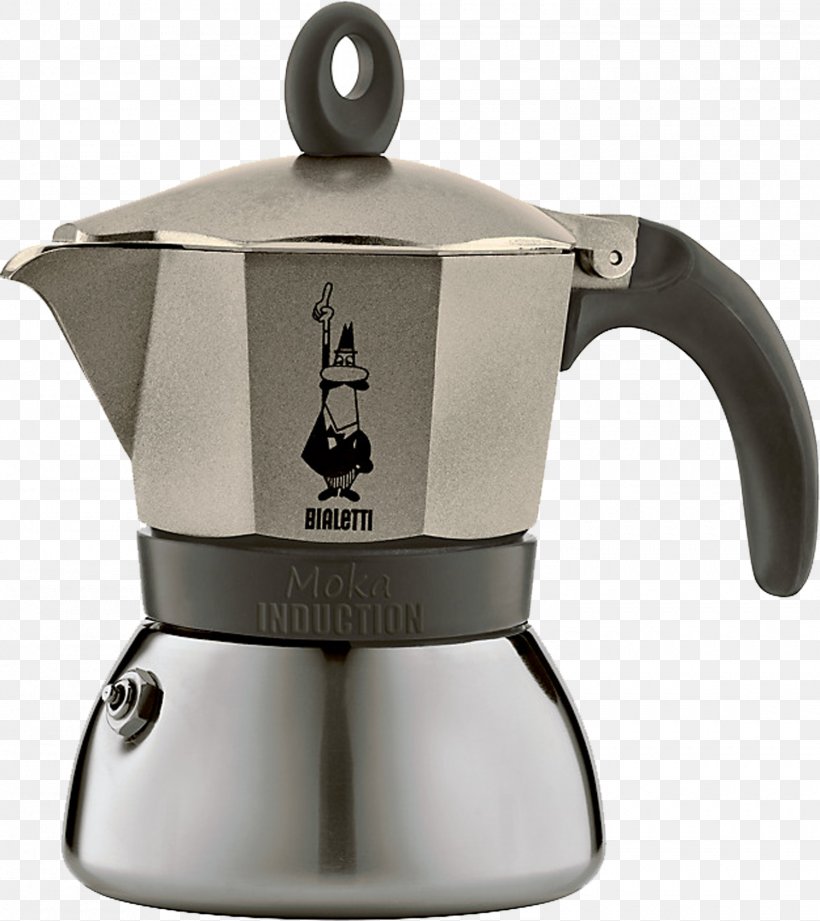 Moka Pot Espresso Coffeemaker Induction Cooking, PNG, 1500x1685px, Moka Pot, Brewed Coffee, Coffee, Coffee Percolator, Coffee Preparation Download Free