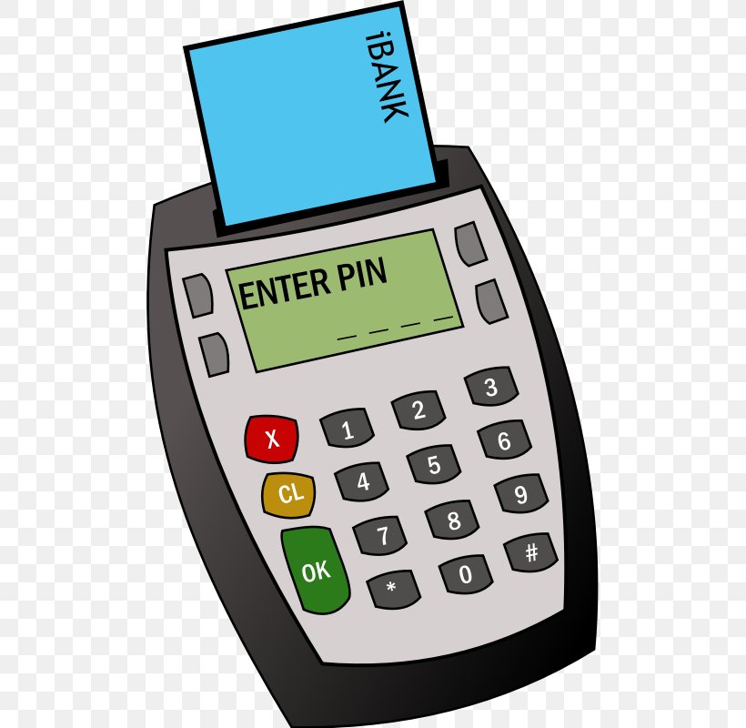 Credit Card Payment Terminal Bank Clip Art, PNG, 497x800px, Credit Card, Bank, Calculator, Credit, Finance Download Free