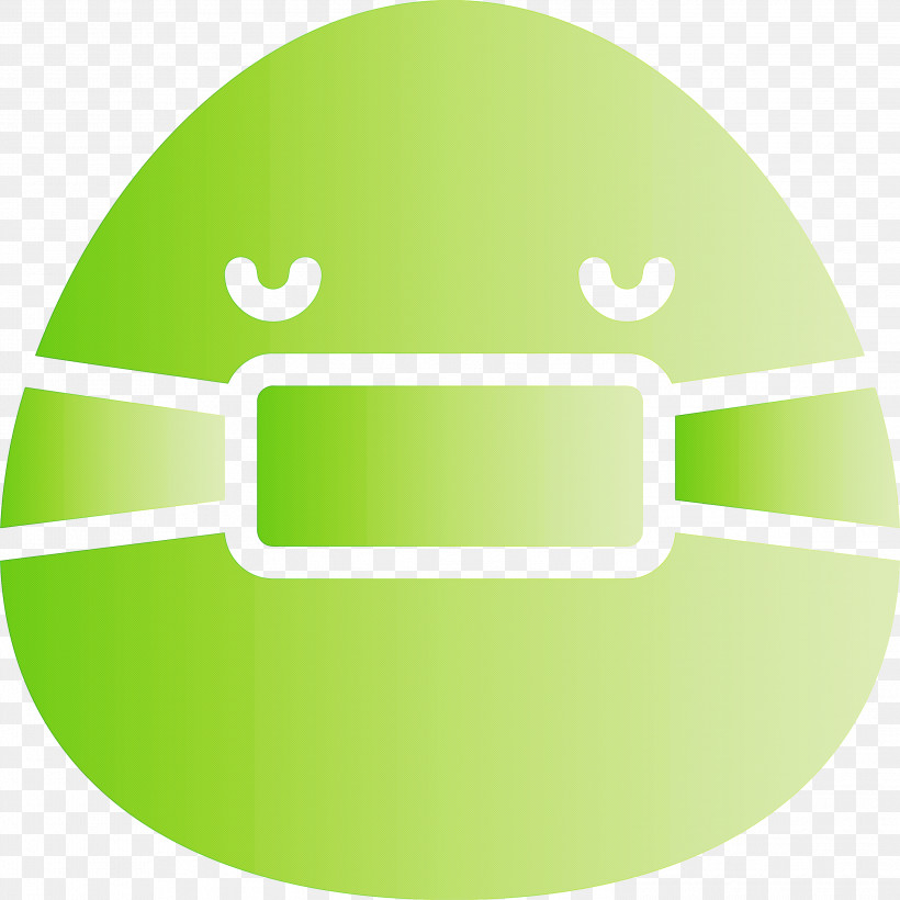 Emoji Medical Mask Corona Virus Disease, PNG, 2999x3000px, Emoji, Circle, Corona Virus Disease, Green, Logo Download Free