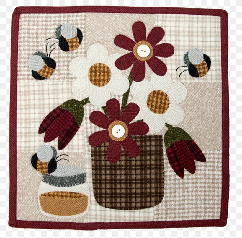 Honey Bee Patchwork Quilting, PNG, 800x805px, Bee, Craft, Crazy Quilting, Creative Arts, Crochet Download Free