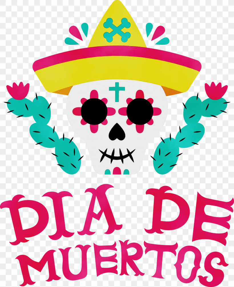 Party Hat, PNG, 2454x3000px, Day Of The Dead, Cartoon, Culture, D%c3%ada De Muertos, Dia De Los Muertos Download Free
