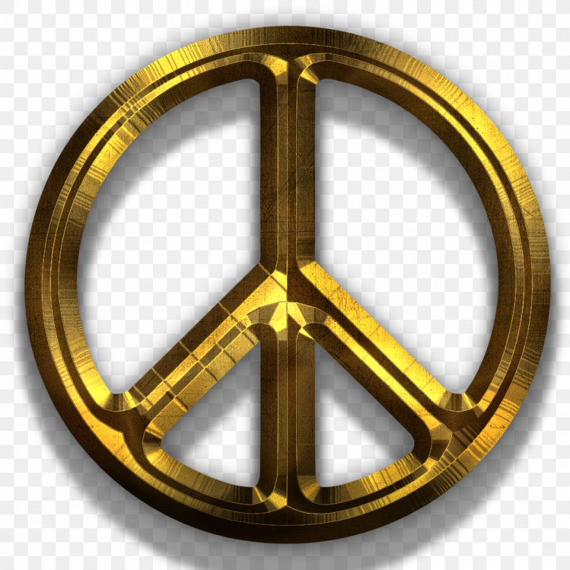 Peace Symbols Logo Sticker, PNG, 999x999px, Peace Symbols, Brass, Decal, Emblem, Logo Download Free